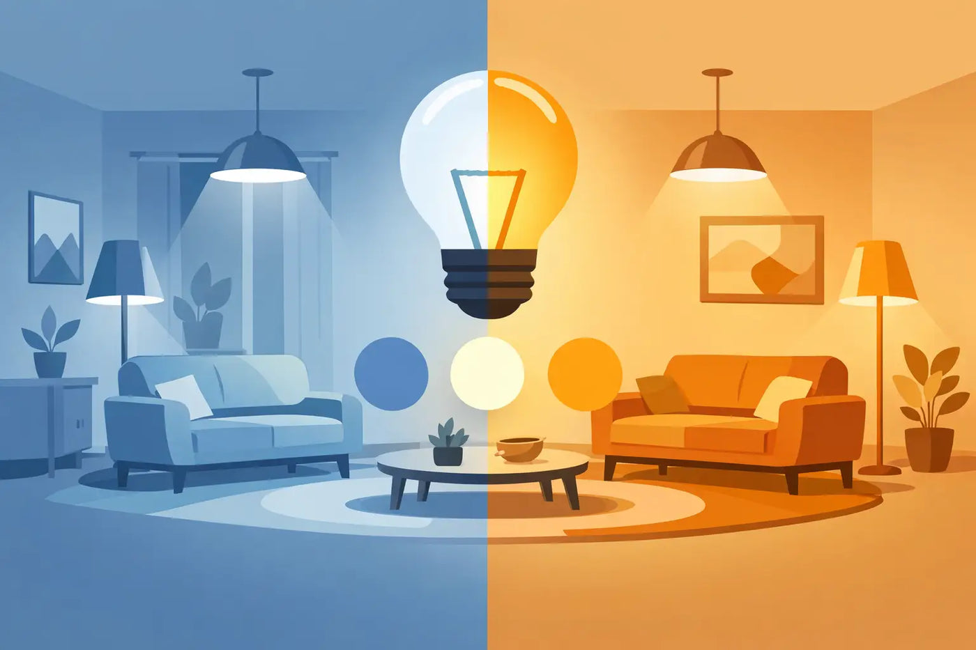 Welche LED-Farbtemperatur passt im Wohnraum?