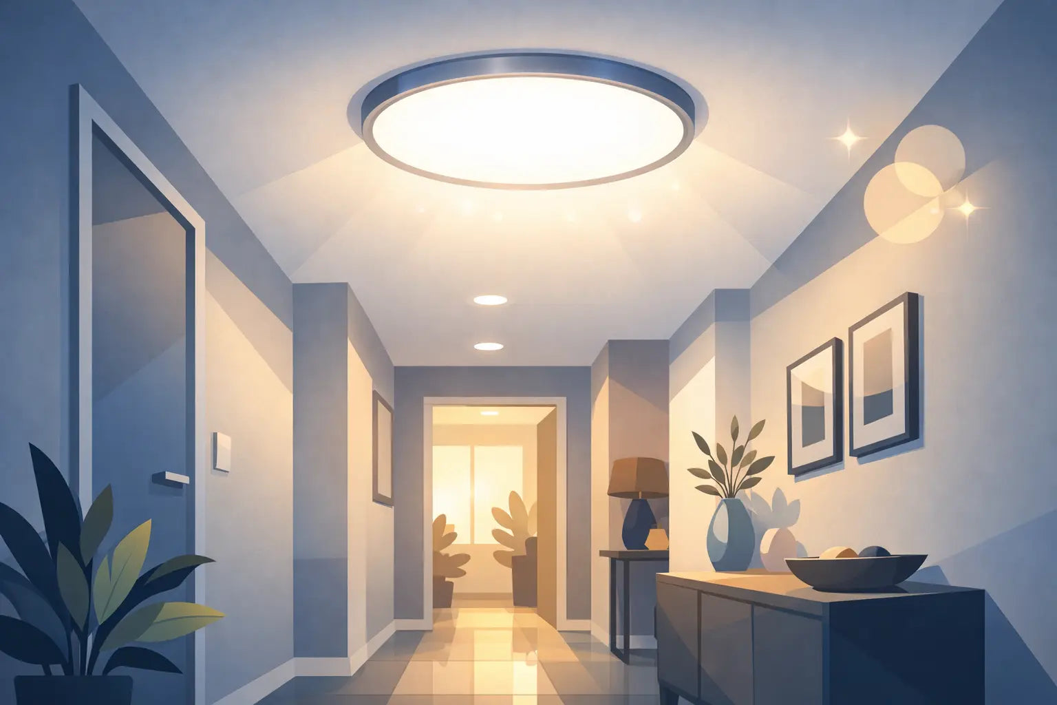 LED Deckenleuchte Flur hell genug?