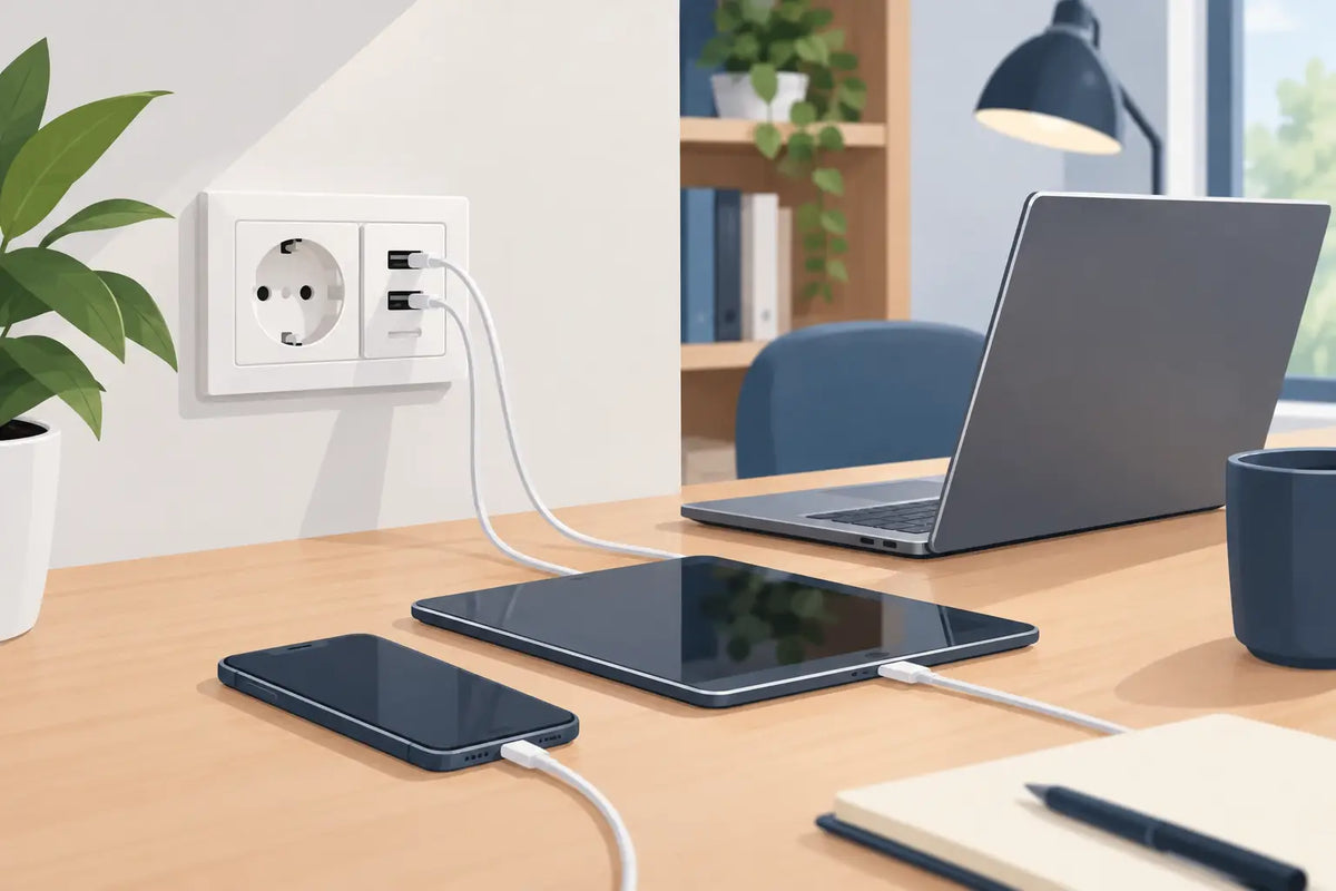 Beste USB-Steckdosen fürs Homeoffice wählen