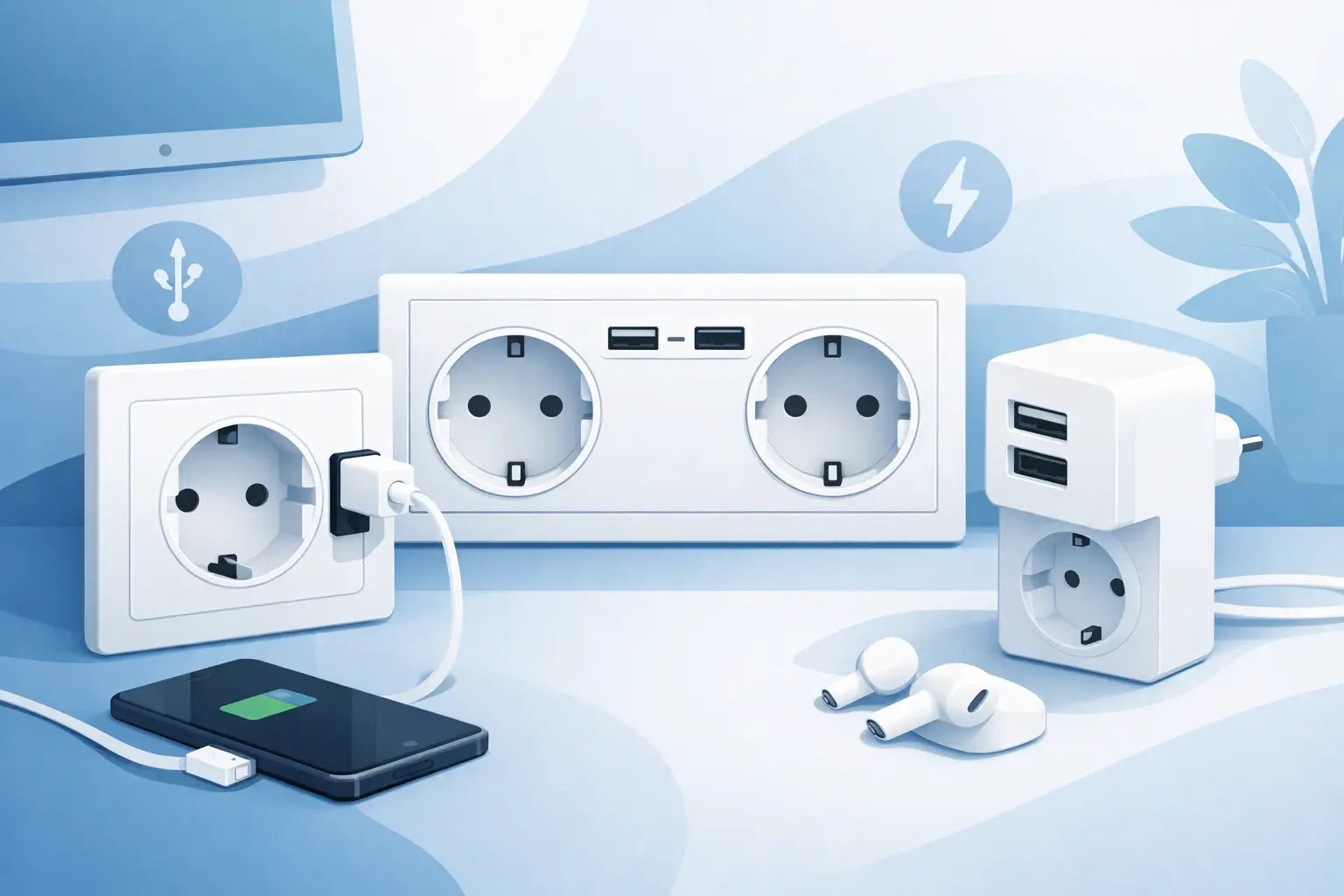 Die besten Steckdosen mit USB im Vergleich