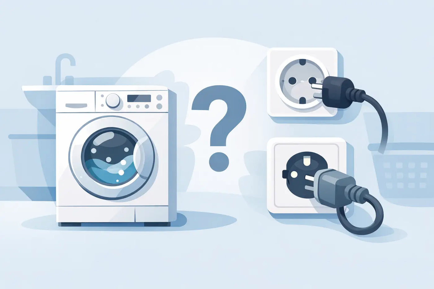 Welche Steckdose für Waschmaschine?