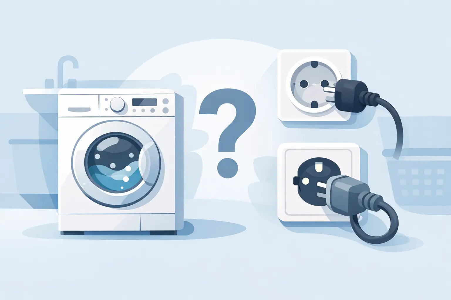 Welche Steckdose für Waschmaschine?