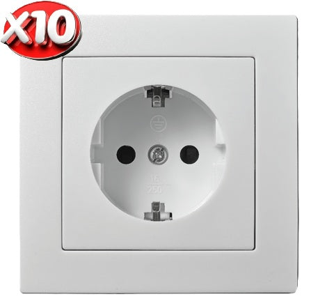 10er-Set-Steckdose-komplett McPower Flair