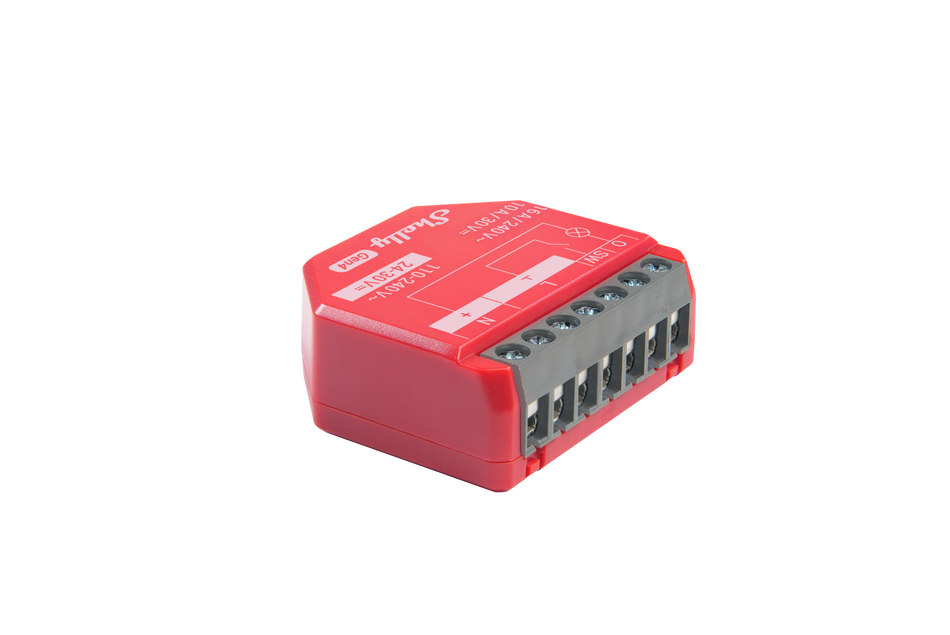 Unterputz - Shelly 1PM Gen4 Relais max 16A 1 Kanal Messfunktion WLAN Matter Zigbee BT