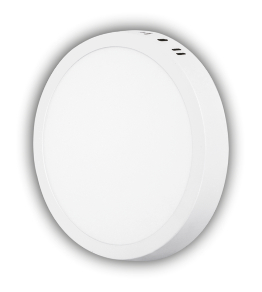 18W LED Deckenleuchte Leuchte Lampe aus Aluminium Gehäuse, tageslichtweiß 6400K, Rund Weiss AUFPUTZ