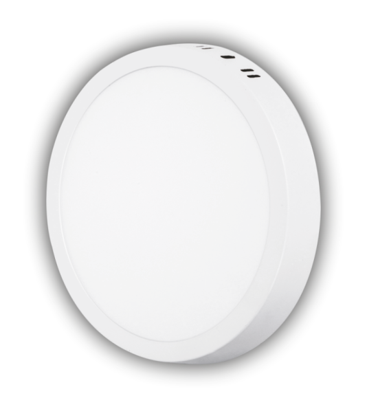 25W LED Deckenleuchte Leuchte Lampe aus Aluminium Gehäuse, tageslichtweiß 6400K, Rund Weiss AUFPUTZ