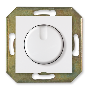 Prestige Line Universal LED Drehdimmer LED 0-100W/10-250W 230V~/50Hz Einsatz ohne Rahmen weiss