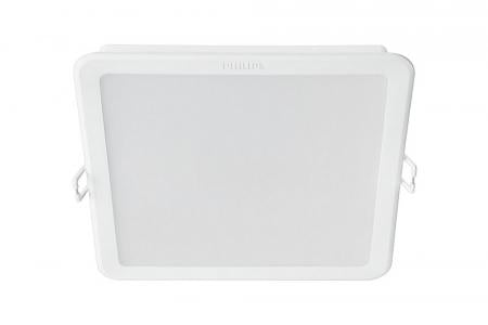 17W Philips LED Einbaustrahler Einbauleuchte MESON, 4000K neutralweiß, Eckig und weiss
