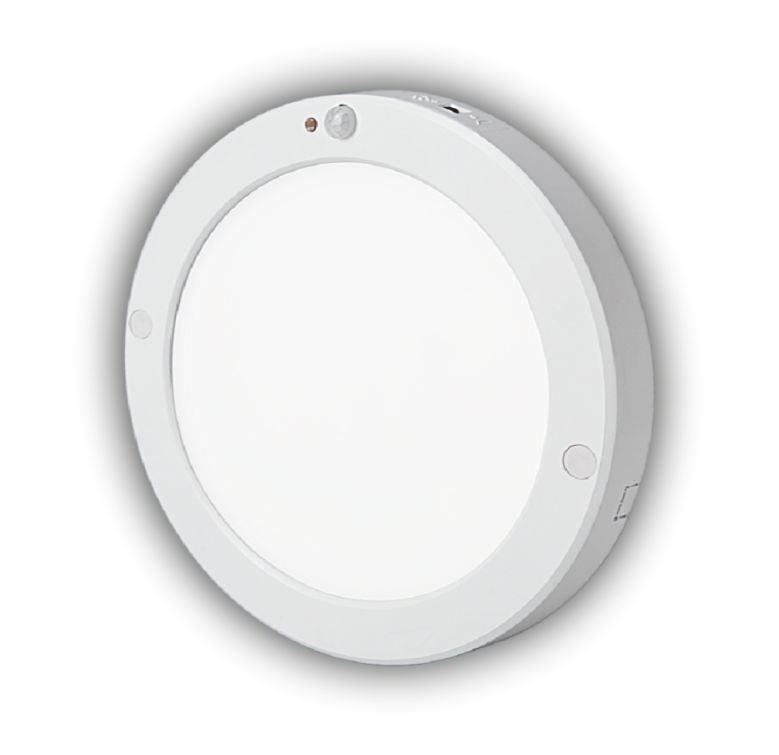 CATA Sensor 20W Deckenleuchte Ø220mm Rund in Weiß mit warmweißen Licht 3200K AUFPUTZ