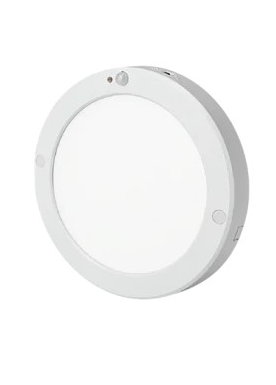 CATA Sensor 20W Deckenleuchte Ø220mm Rund in Weiß mit warmweißen Licht 3200K AUFPUTZ