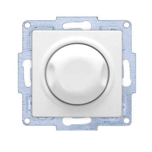 Günsan Visage Drehdimmer Schalter 1000W UP, Einsatz ohne Rahmen weiss