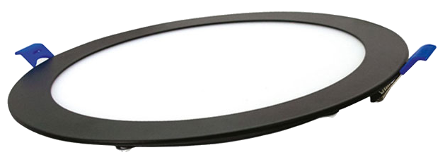 24W Ultra-Slim LED Panel Einbaustrahler Deckenleuchte Leuchte, neutralweiß 4000K, rund und schwarz