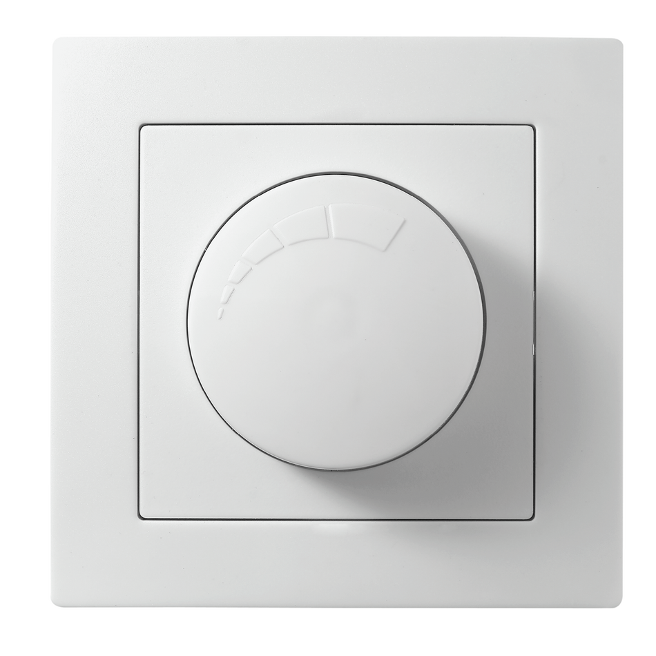 McPower "Flair" LED-Dimmer für elektronische Trafos mit Memory-Funktion 250V~/300W, UP, weiß