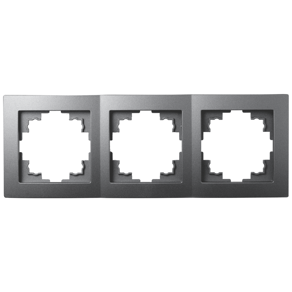 McPower "Flair" 3-fach Rahmen, anthrazit