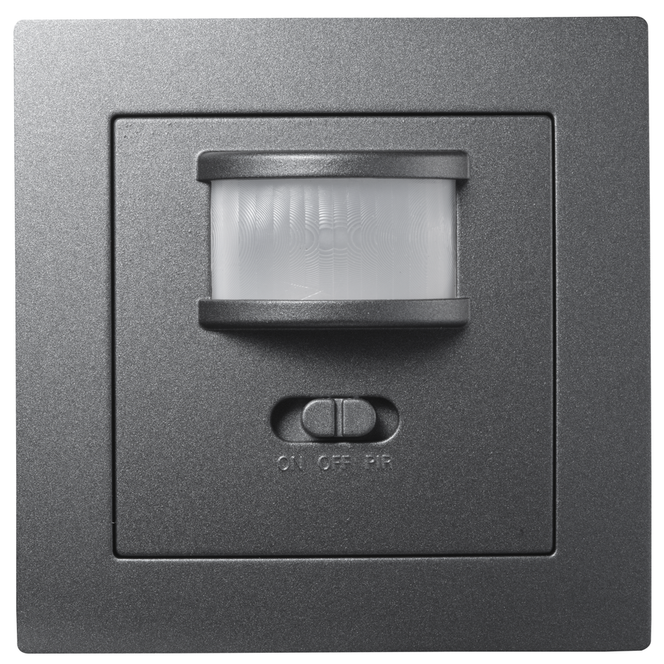 McPower "Flair" Unterputz IR Bewegungsmelder 160°, 750W, LED geeignet, anthrazit
