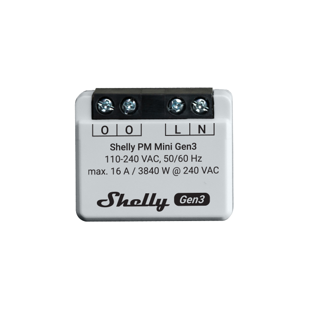 Unterputz - Shelly PM Mini Gen. 3 WLAN BT